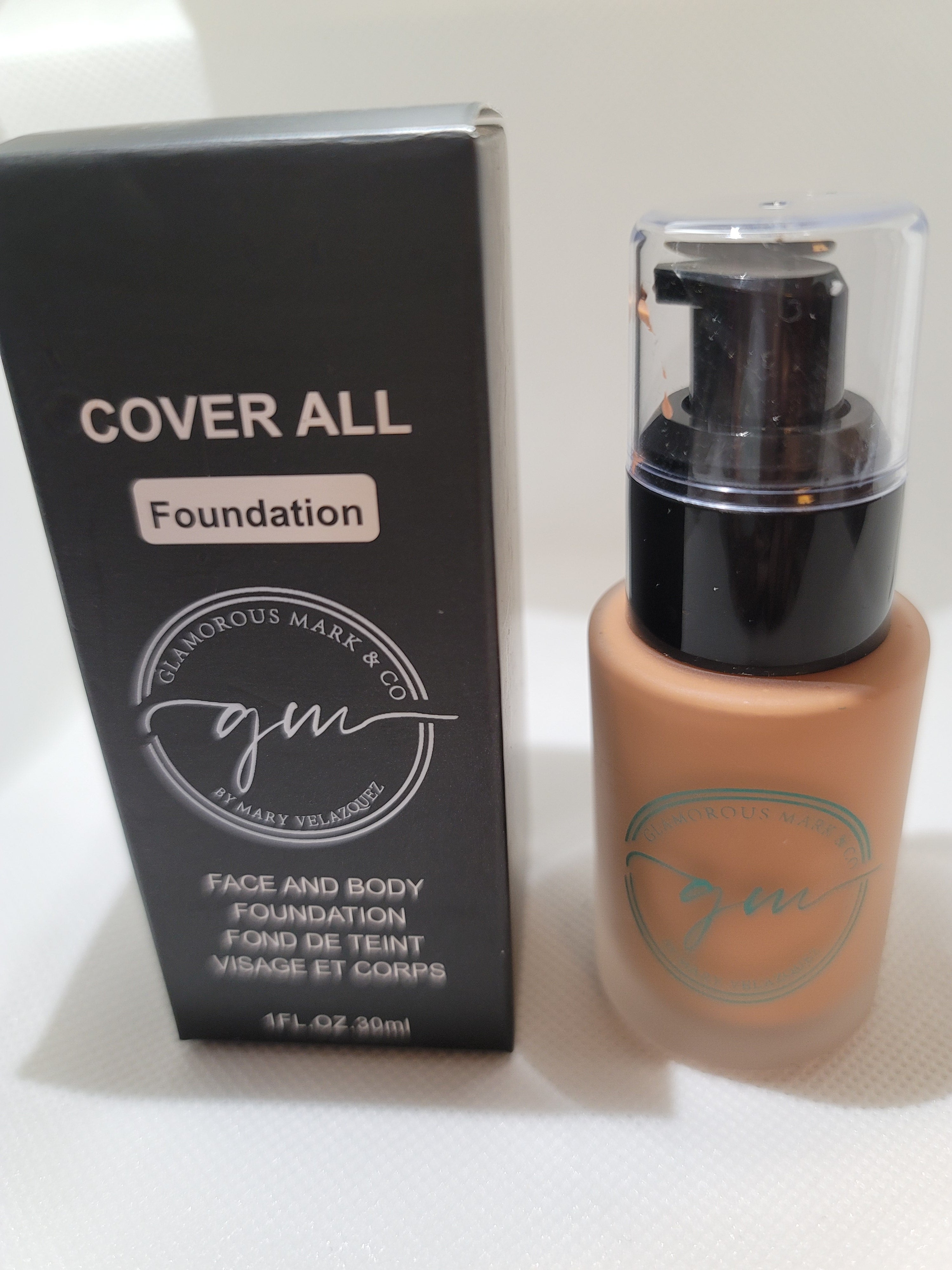 "Golden tan" liquid foundation