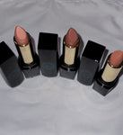 Set of 3 nude lipsticks